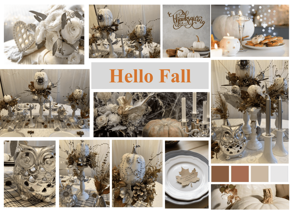 Kit de table. Hello Fall par Les Kittables